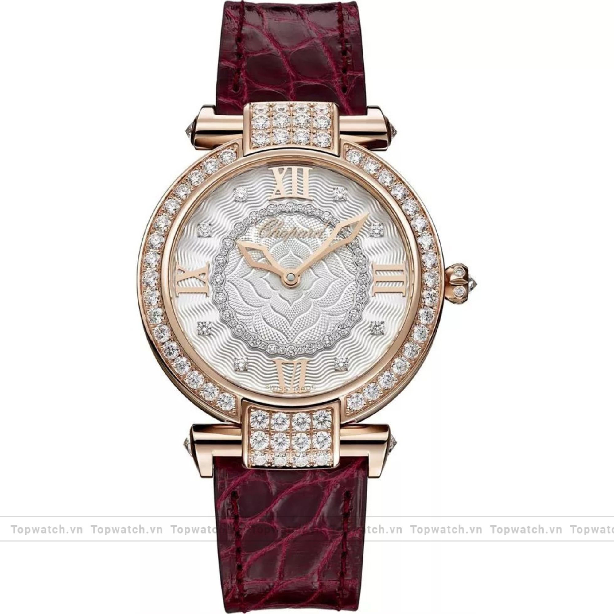 Chopard Imperiale 385377-5001 Burgundy Ladies Watch 36mm