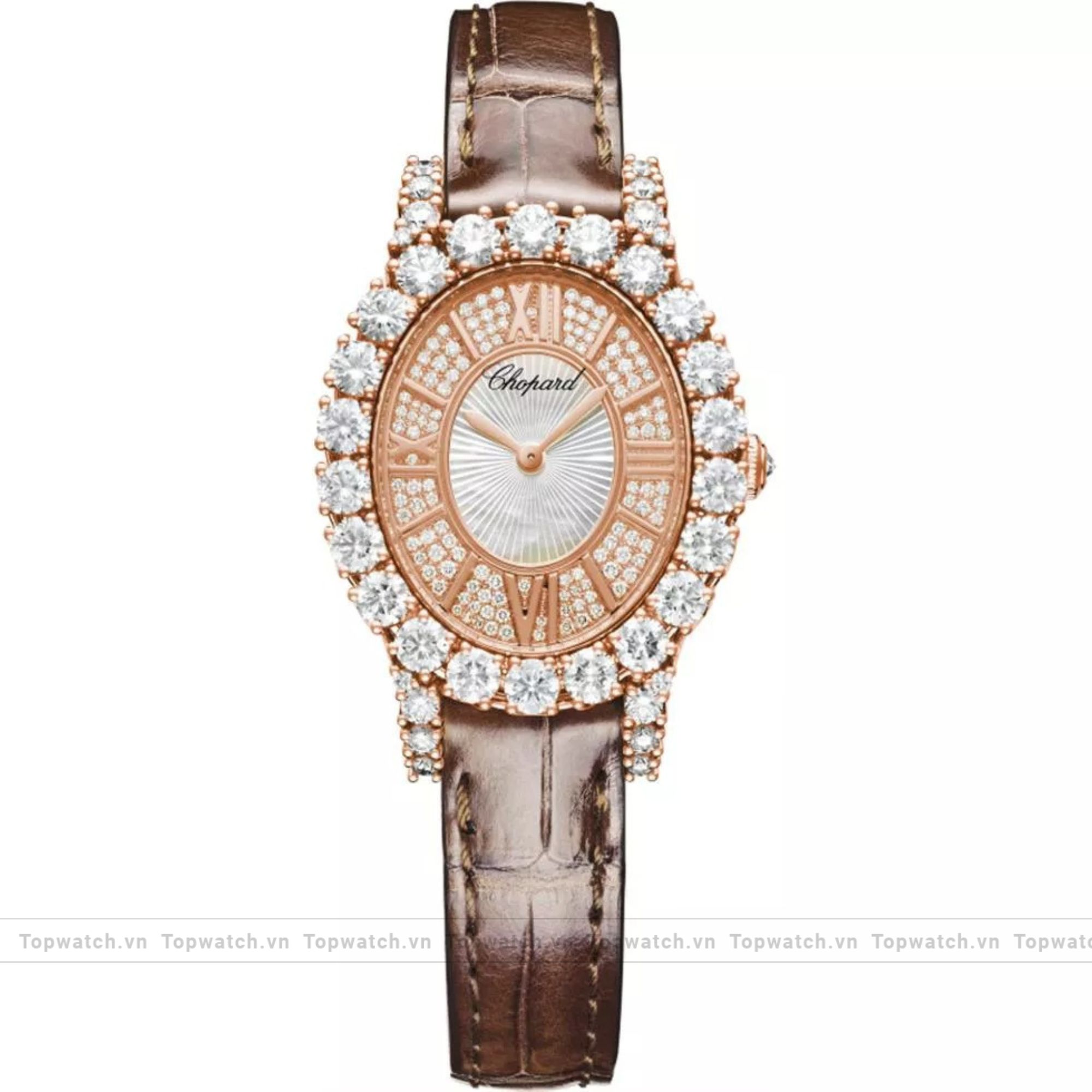 Chopard L’heure Du Diamant 139384-5101 Oval 34.2X29.4mm