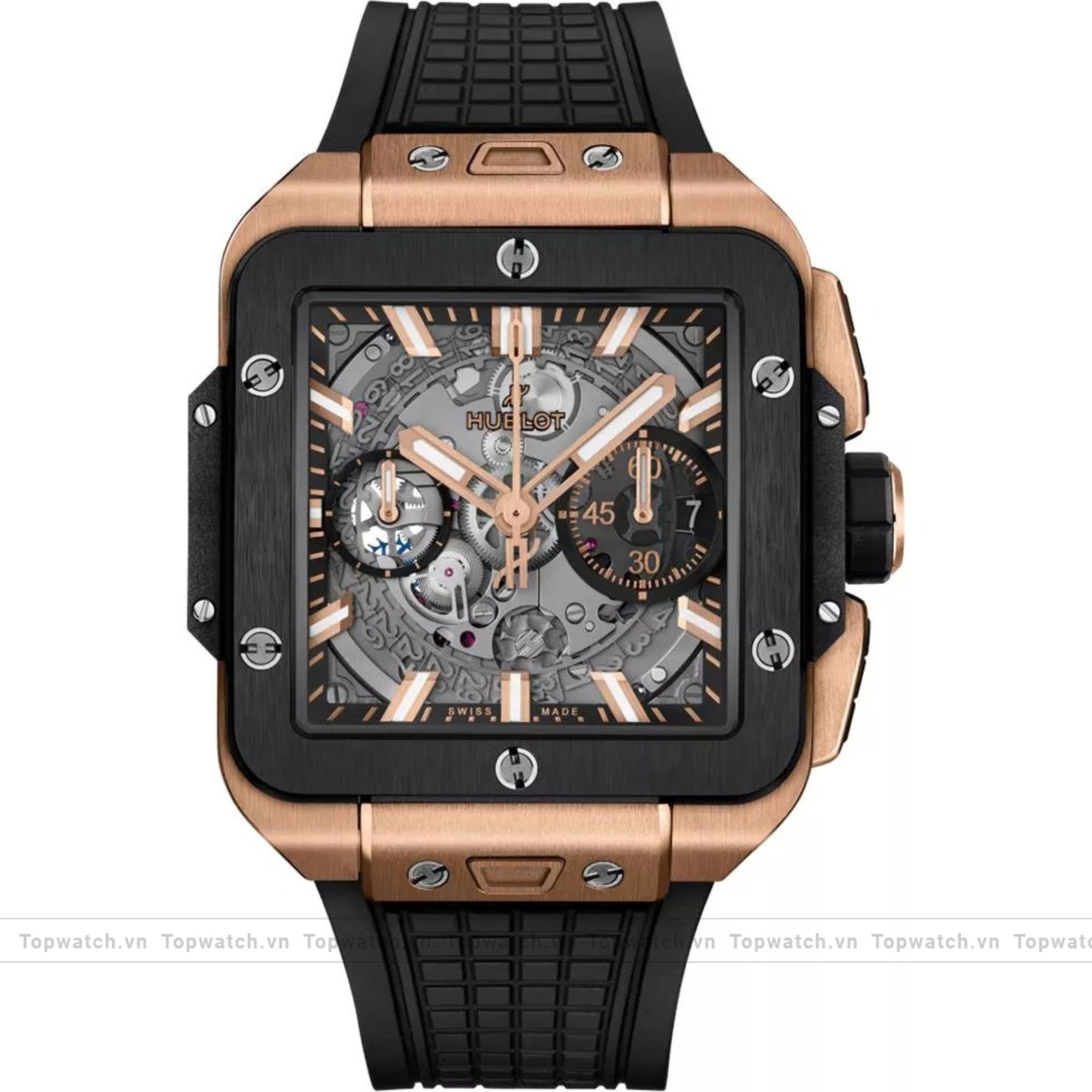 Hublot Square Bang Unico King Gold Ceramic 42mm