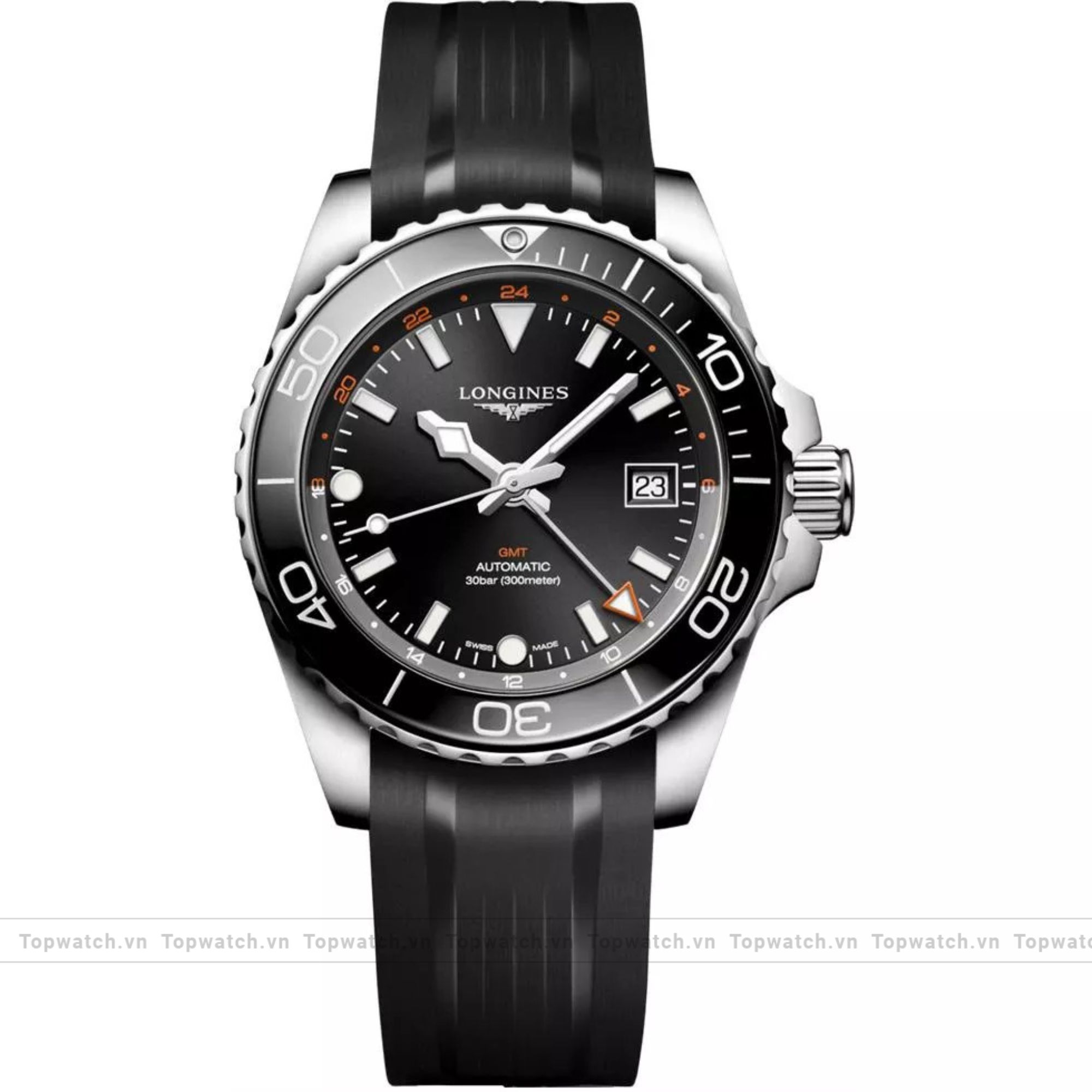 Longines Hydroconquest L3.790.4.56.9 Watch 41mm