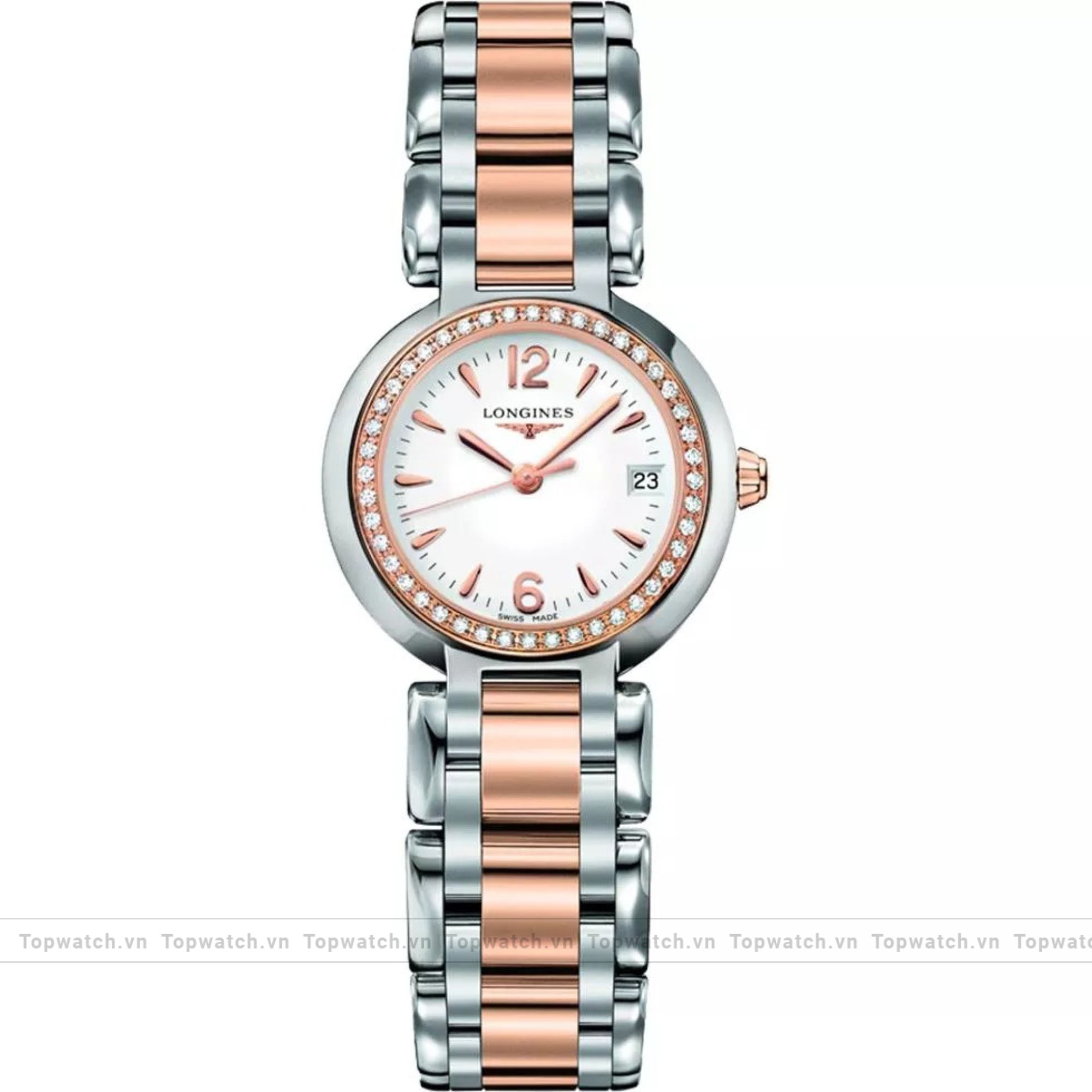 Longines PrimaLuna L8.110.5.19.6 Diamond Watch 26.5mm