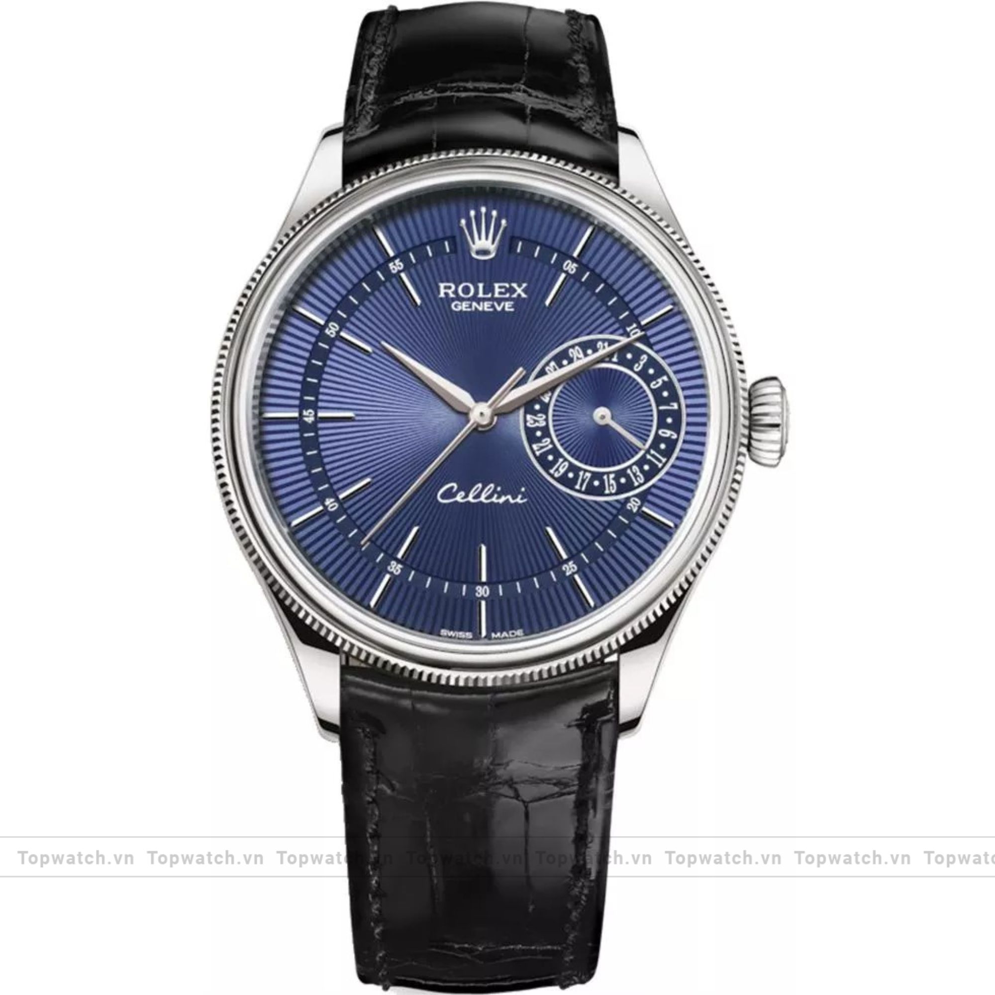 Rolex Cellini 50519-0013 Dual Time Watch 39mm