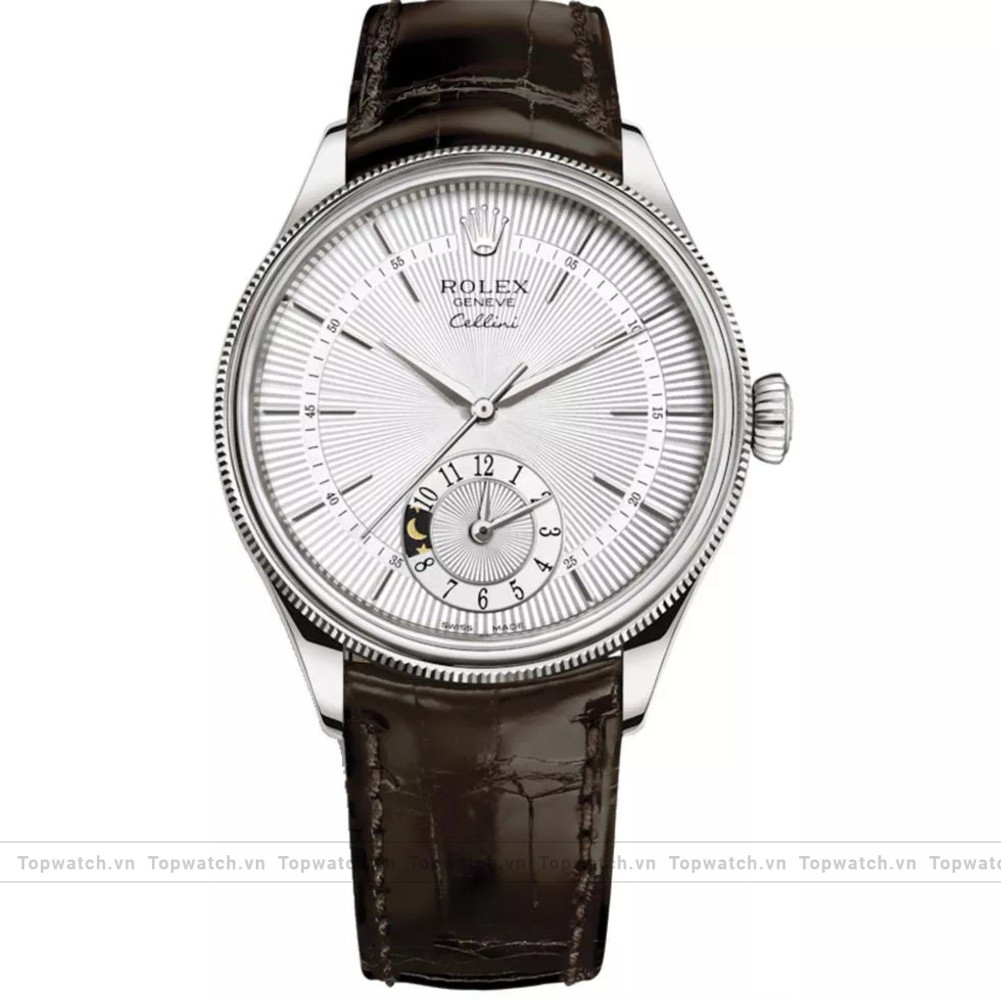 Rolex Cellini 50529-0009 Dual Time Watch 39mm