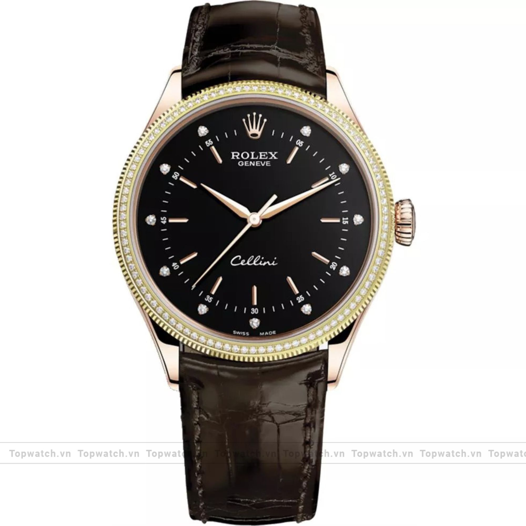 Rolex Cellini 50605RBR-0013 Watch 39mm