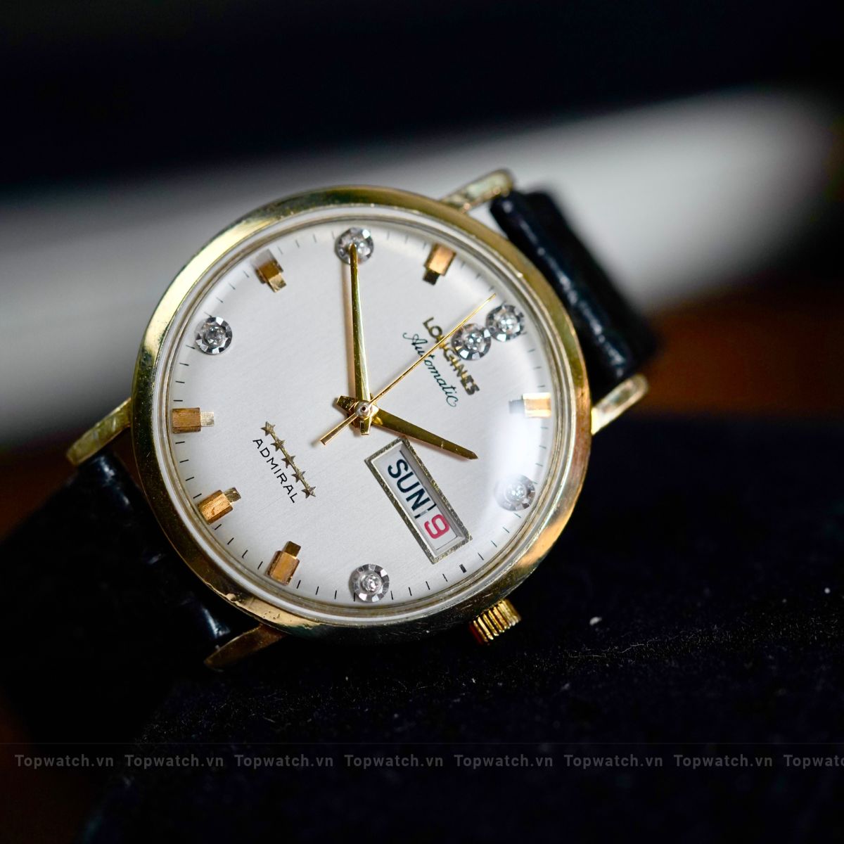 Đồng hồ Longines Admiral Automatic Gold-plated Diamonds