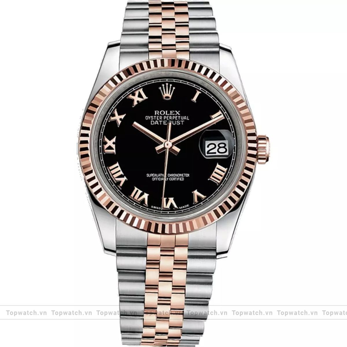 Rolex Oyster Perpetual 116231 Black Watch 36mm