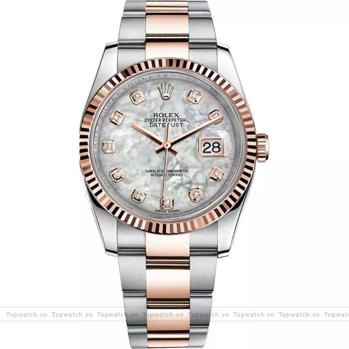 Rolex Oyster Perpetual 116231 Datejust Diamonds Watch 36mm