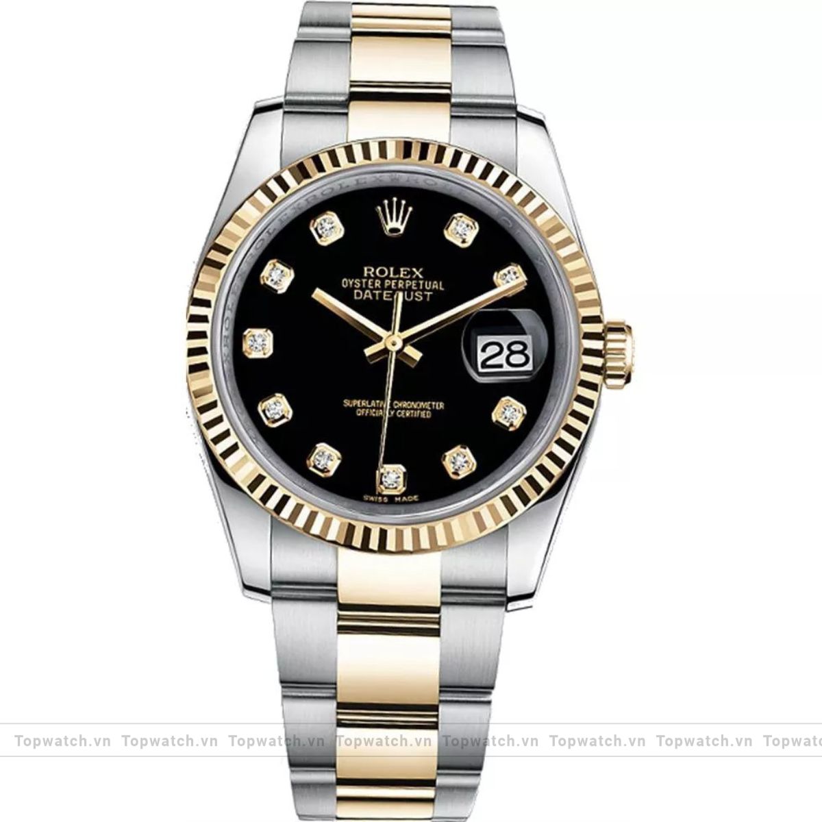 Rolex Oyster Perpetual 116233 Datejust Black 36mm