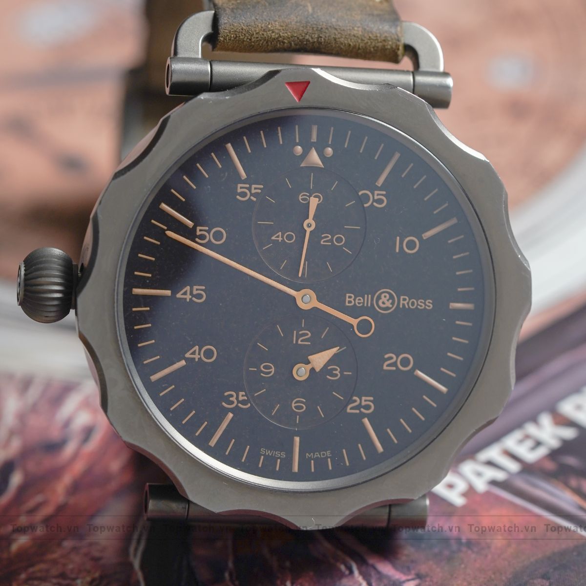 Đồng hồ Bell & Ross Vintage Mens Watch BRWW2-REG-HER/SCA