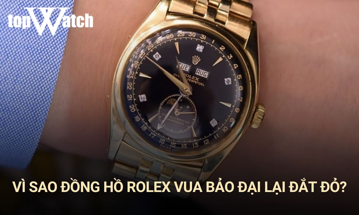 Vì sao đồng hồ Rolex vua Bảo Đại lại đắt đỏ đến thế?