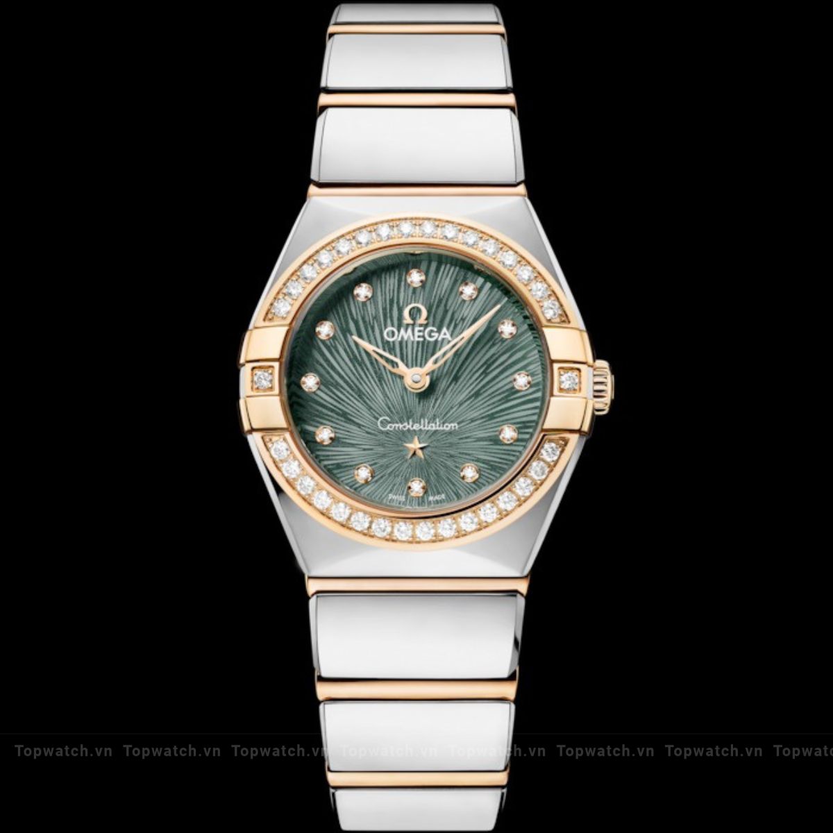 Omega Constellation Moonshine-Tone Diamonds Watch 25mm