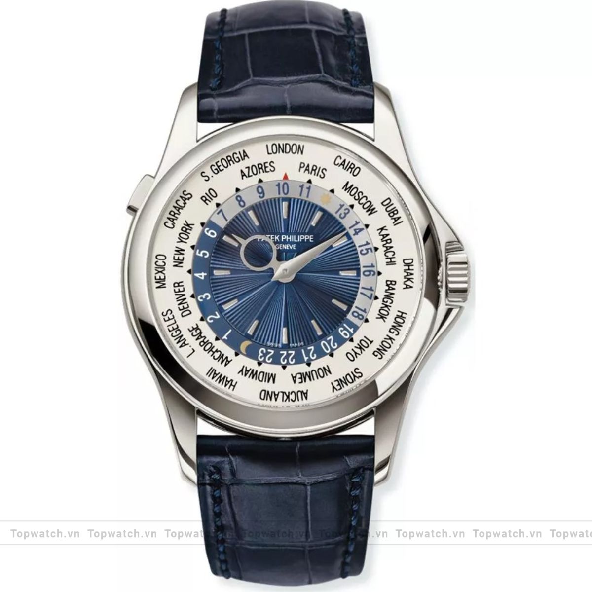 Patek Philippe 5130P-001 World Time Complicated 18k 39.5mm