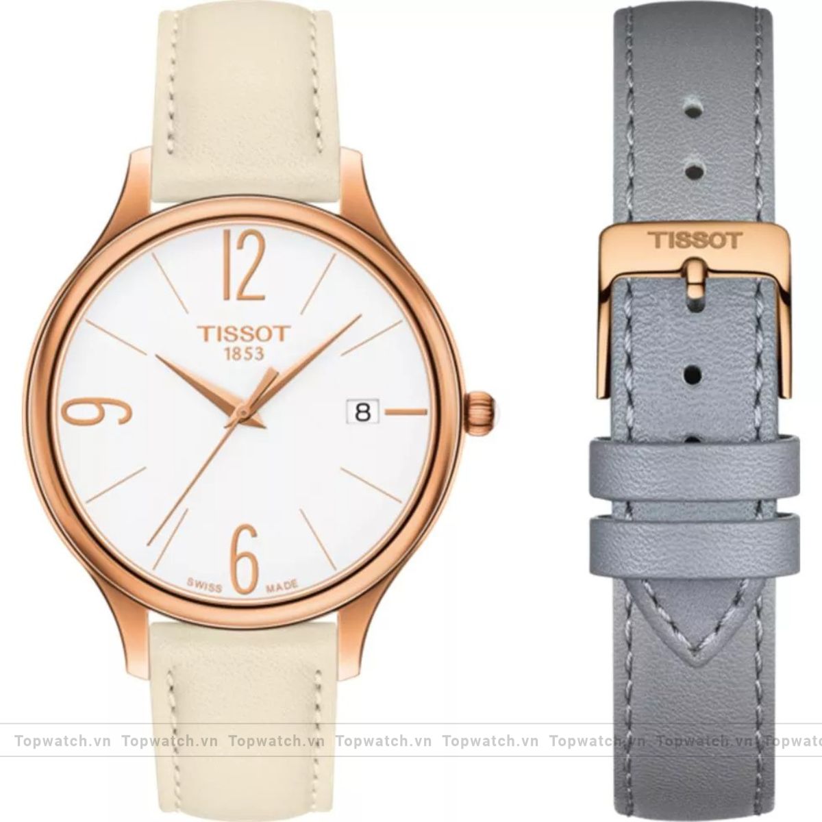 Tissot Bella Ora T103.210.36.017.00 Round Watch 38mm