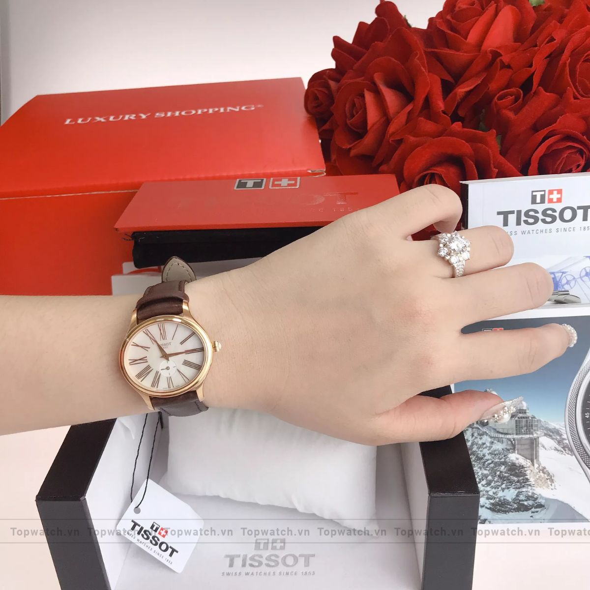 Tissot Bella T103.310.36.113.00 Ora Oval Watch 31mm