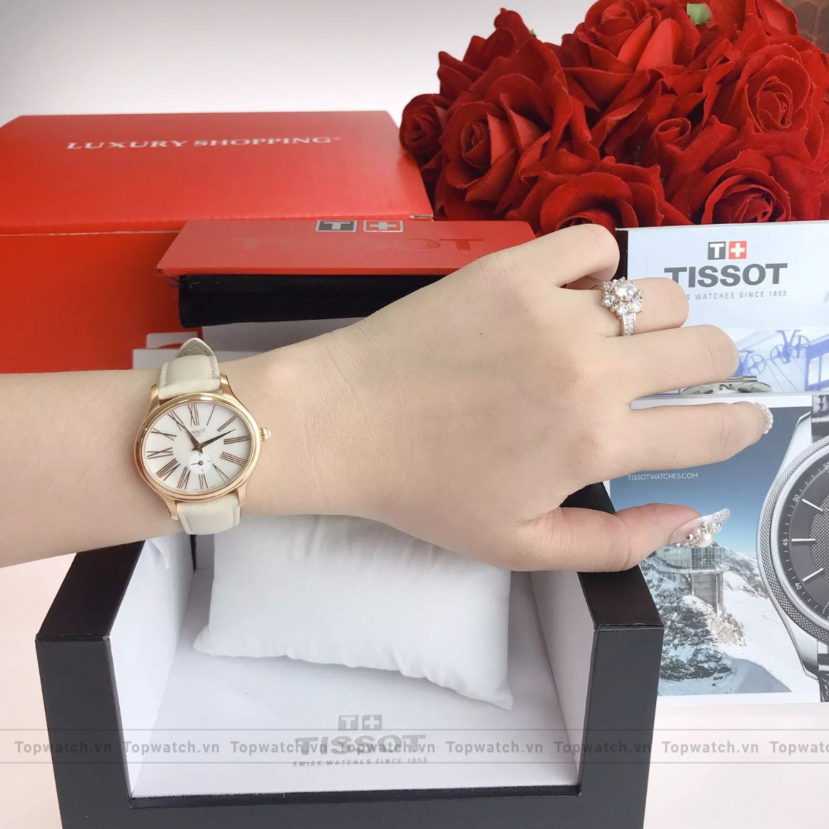 Tissot Bella T103.310.36.113.01 Ora Oval Watch 31mm