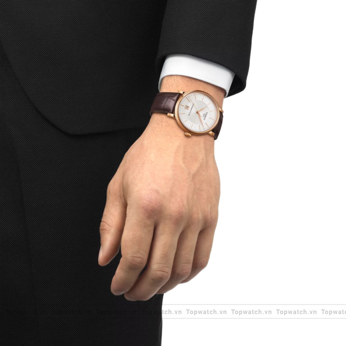 Tissot Carson Automatic Rose Gold - Tone Watch 40mm