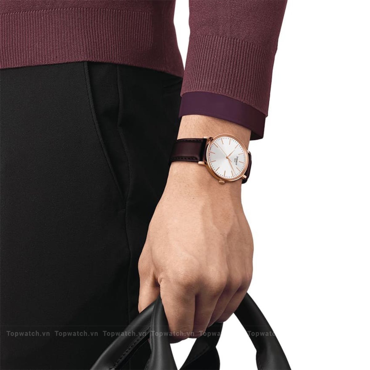 Tissot Classic Rose Gold - Tone Watch 40mm