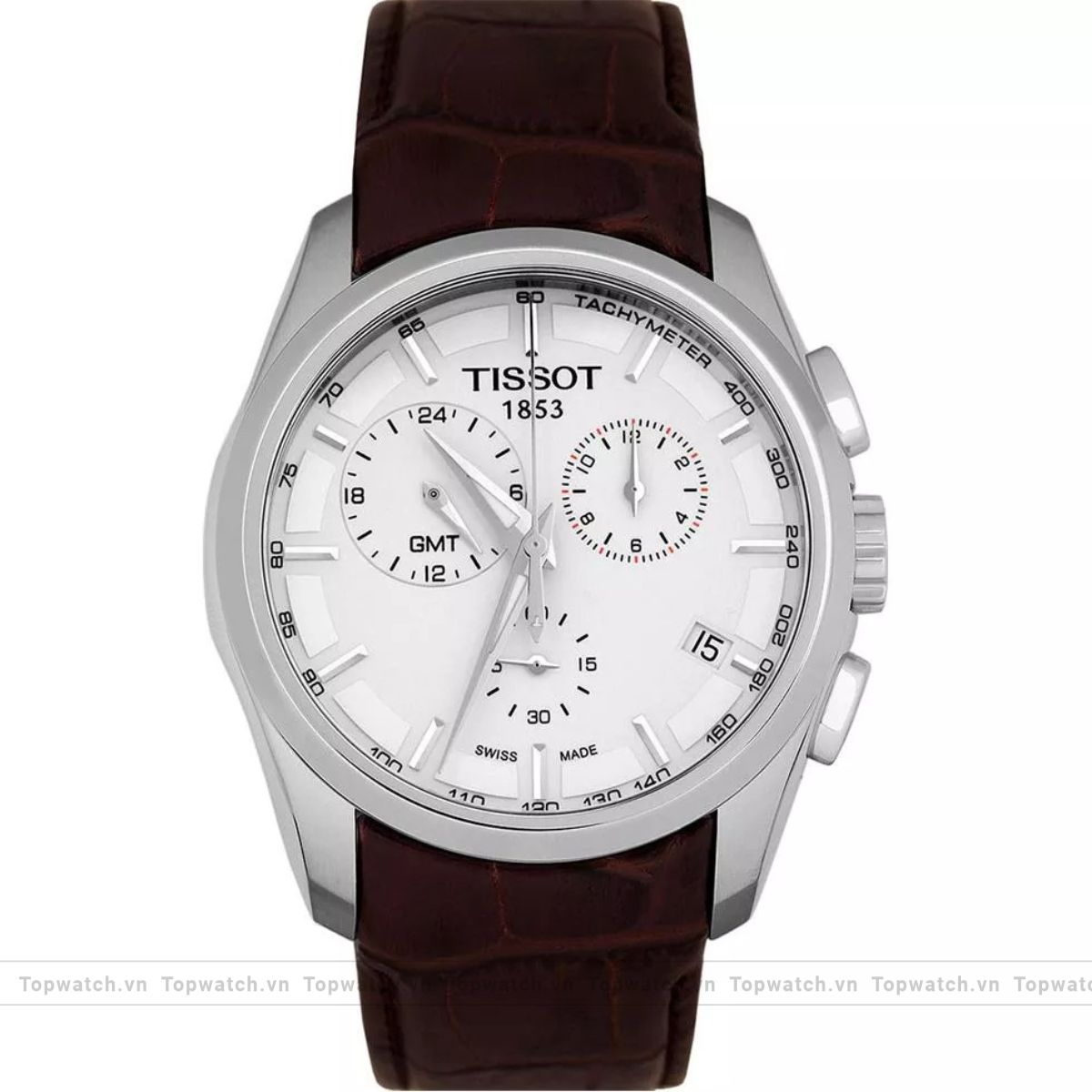 Tissot Couturier T035.439.16.031.00 GMT Watch 42mm Tissot Couturier T035.439.16.031.00 GMT Watch 42mm
