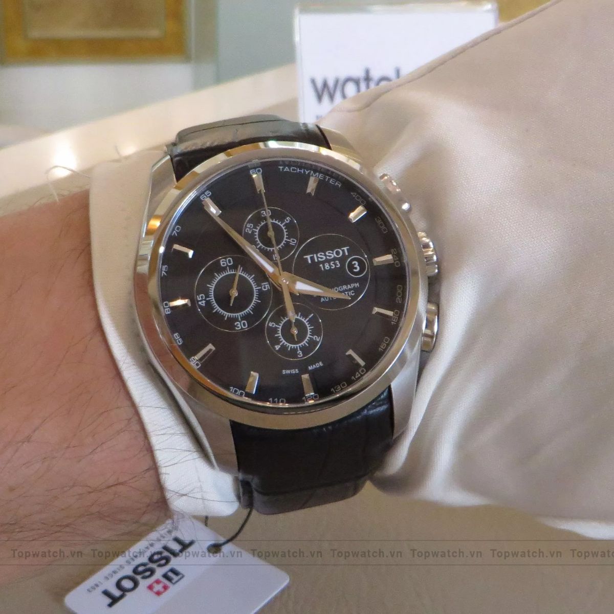 Tissot Couturier T035.614.16.051.00 Valjoux Watch 43mm