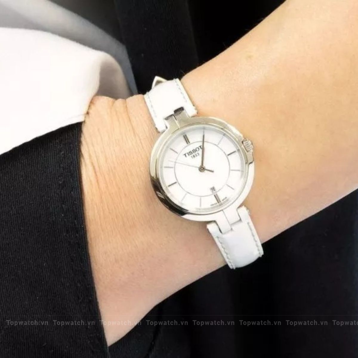 Tissot Flamingo T094.210.16.011.00 White Watch 26mm