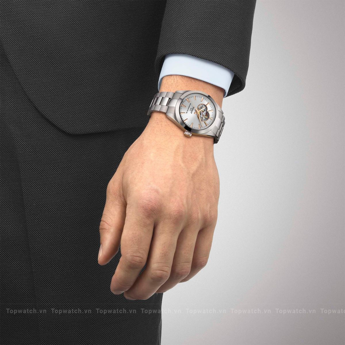 Tissot Gentleman T127.407.11.031.01 Open Heart 40mm