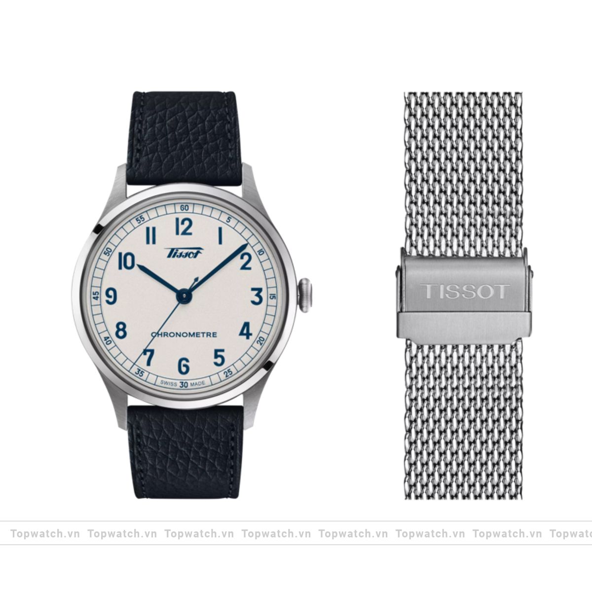 Tissot Heritage 1938 T142.464.16.032.00 Chronometre Watch 39mm