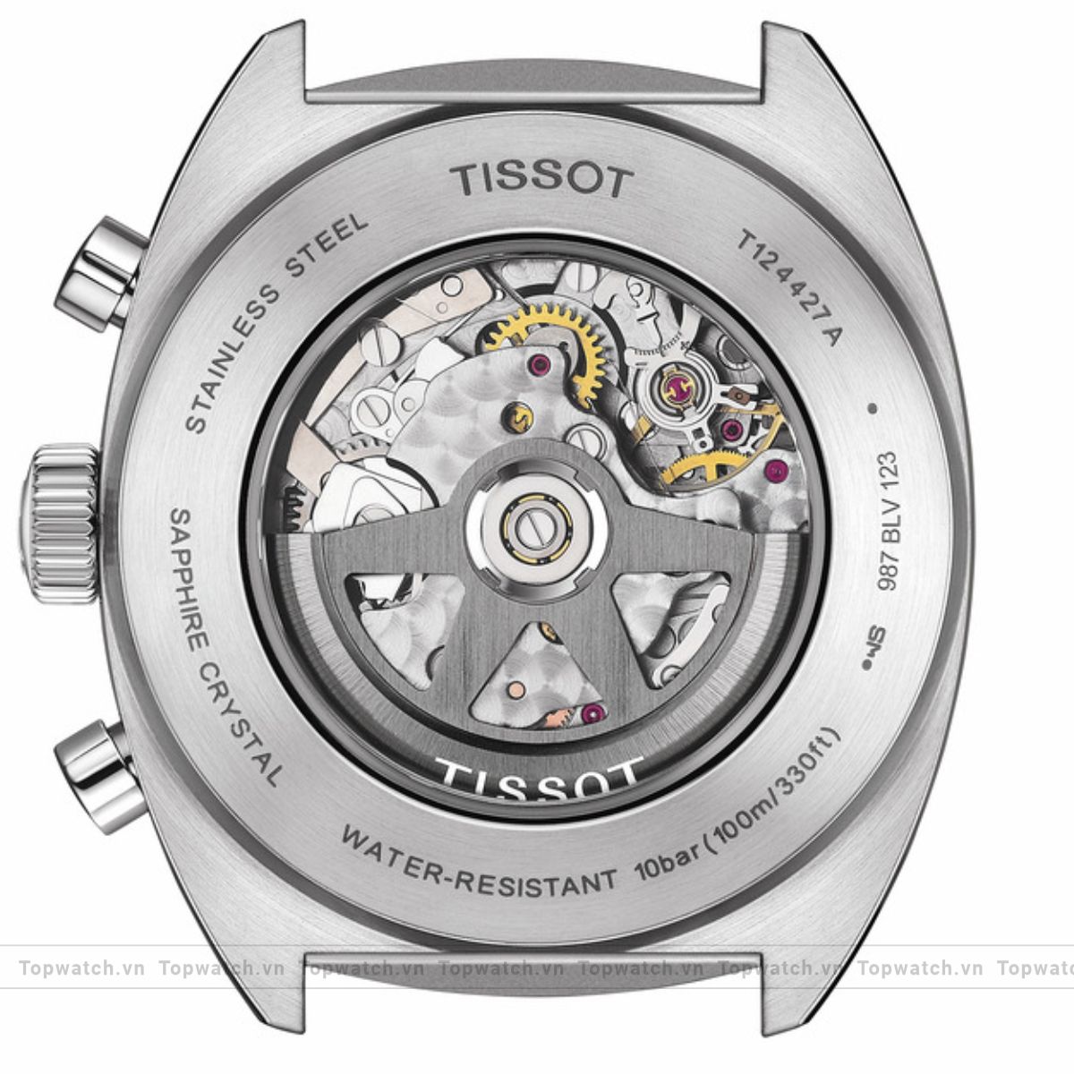 Tissot Heritage T124.427.16.051.00 Silver Tone Watch 43mm