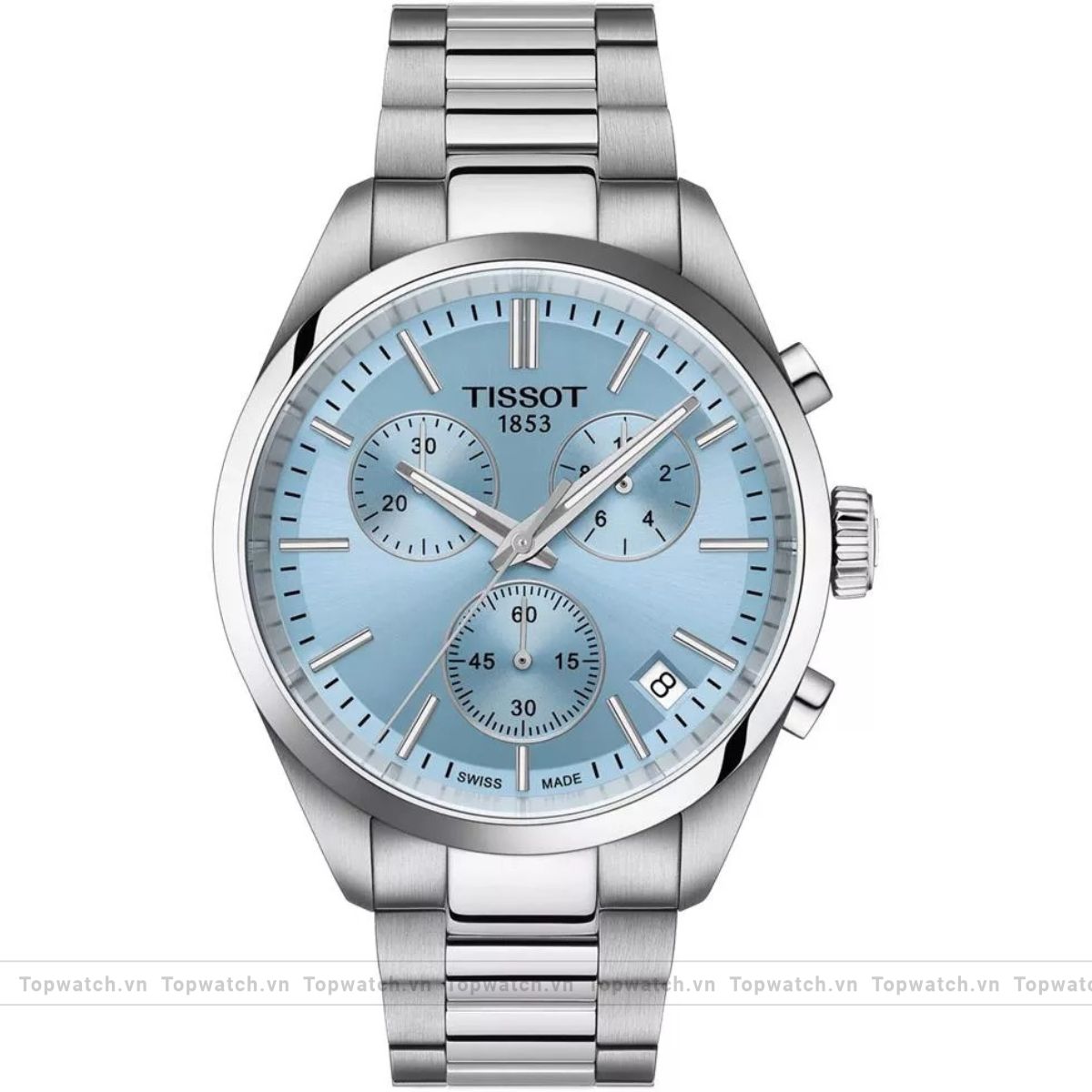 Tissot PR100 T150.417.11.351.00 Chronograph Blue-Tone Watch 40mm Tissot PR100 T150.417.11.351.00 Chronograph Blue-Tone Watch 40mm