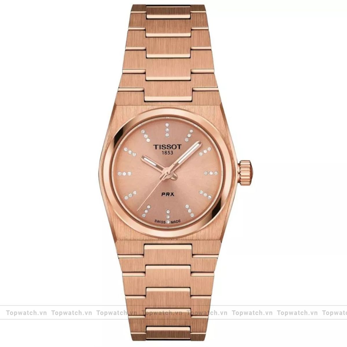 Tissot PRX T137.010.33.506.00 Yellow Rose-Tone Watch 25mm Tissot PRX T137.010.33.506.00 Yellow Rose-Tone Watch 25mm