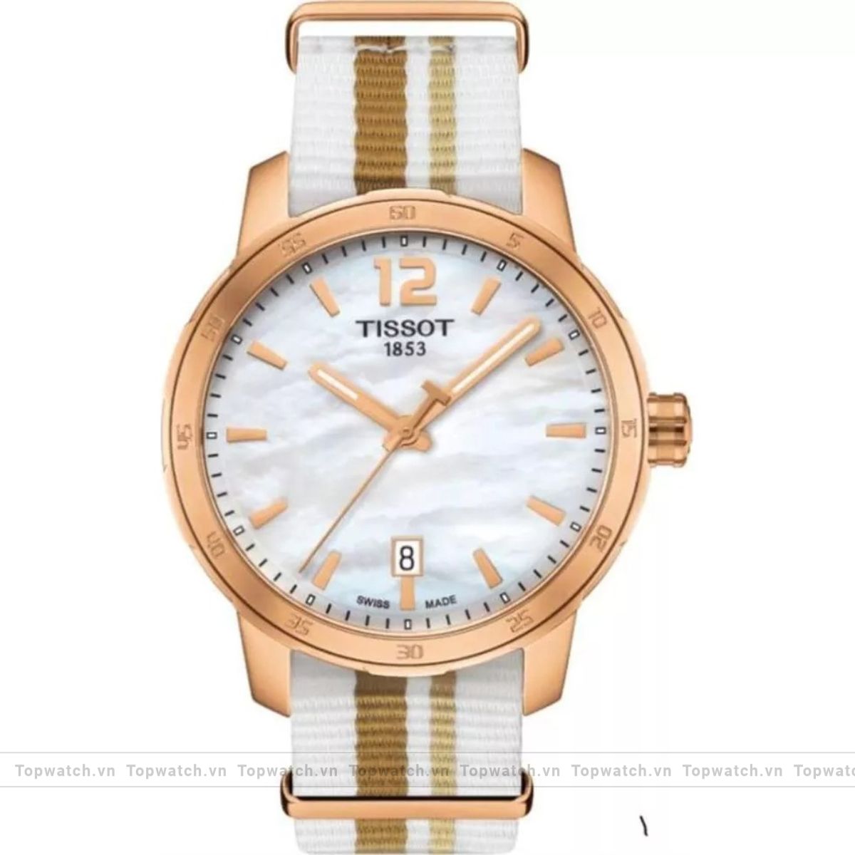Tissot Quickster T095.410.37.117.00 Nato Watch 40mm