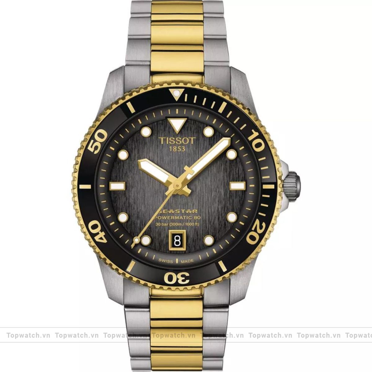 Tissot Seastar 1000 T120.807.22.051.00 Powermatic 80 Watch 40mm Tissot Seastar 1000 T120.807.22.051.00 Powermatic 80 Watch 40mm