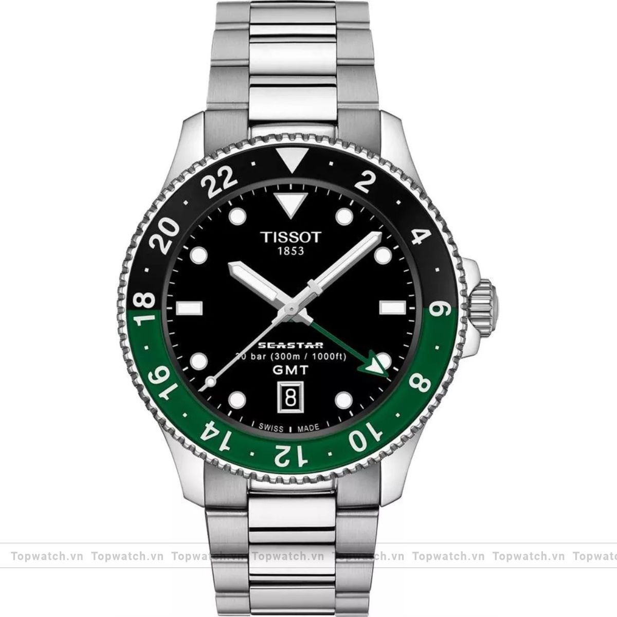 Tissot Seastar 1000 T120.852.11.051.00 GMT Watch 40mm Tissot Seastar 1000 T120.852.11.051.00 GMT Watch 40mm