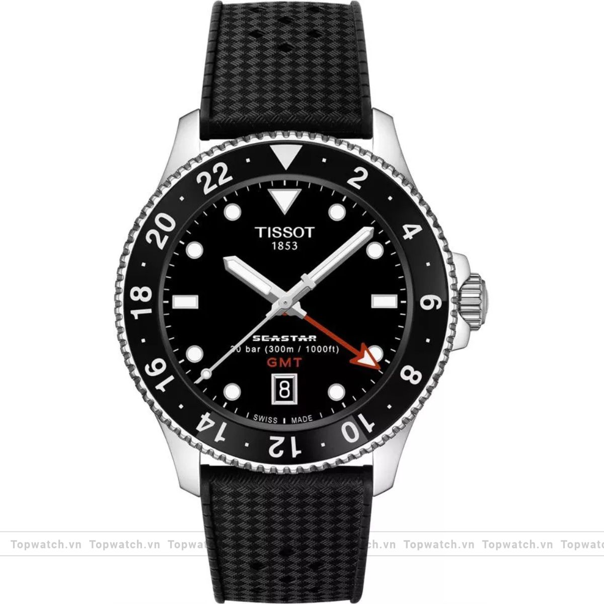 Tissot Seastar 1000 T120.852.17.051.00 GMT Watch 40mm Tissot Seastar 1000 T120.852.17.051.00 GMT Watch 40mm