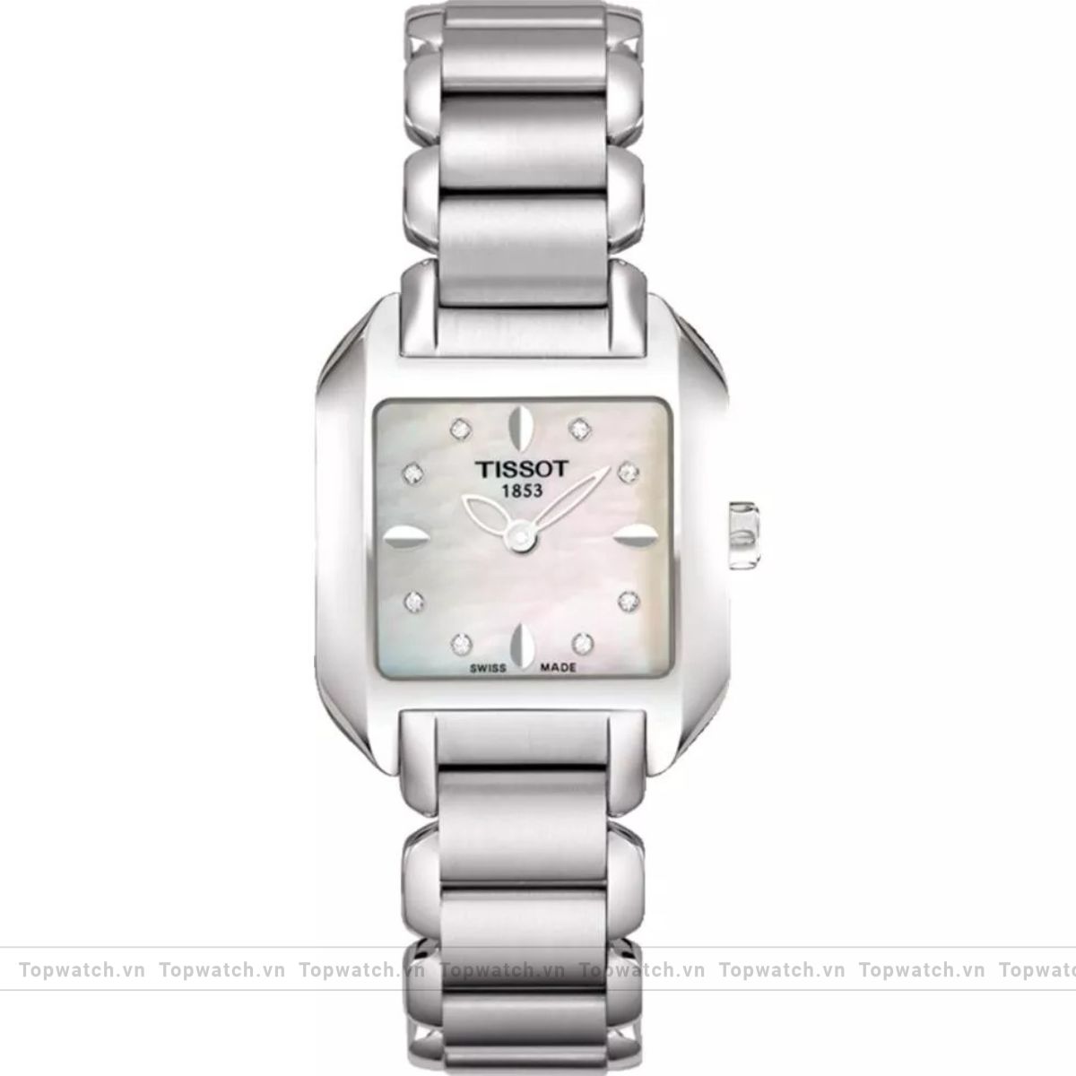 Tissot T-Wave T02.1.285.74 Square Watch 20x23mm Tissot T-Wave T02.1.285.74 Square Watch 20x23mm