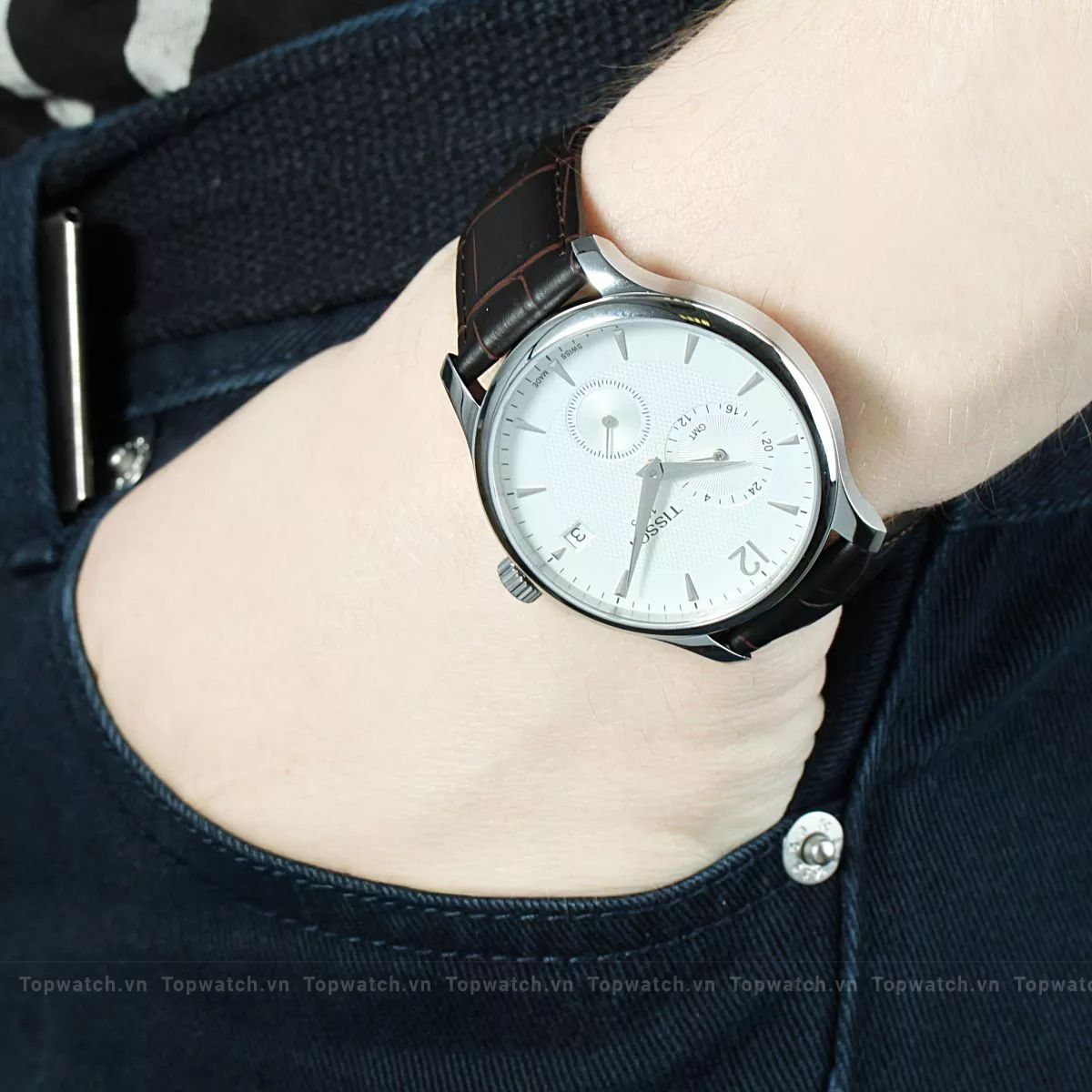 Tissot Tradition T063.639.16.037.00 GMT 42mm