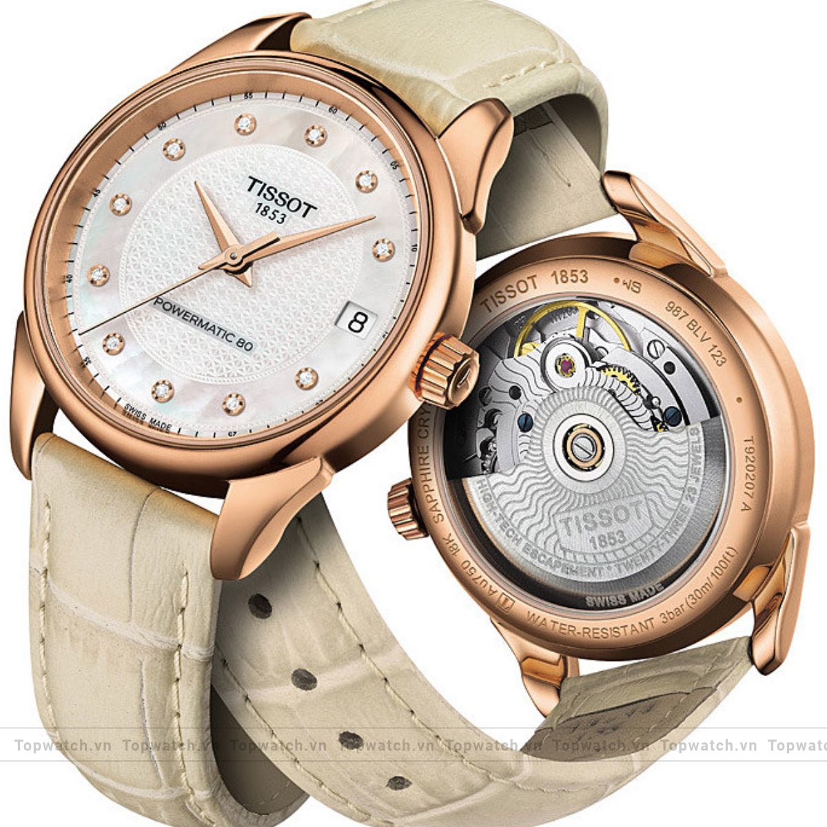 Tissot Vintage T920.207.76.116.00 Powermatic 80 18K 33mm