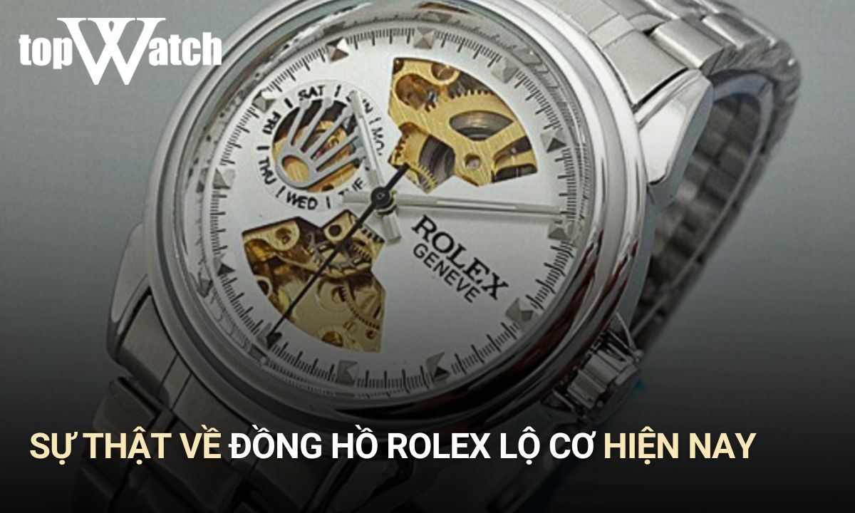 Sự thật về sự tồn tại của đồng hồ cơ lộ máy Rolex