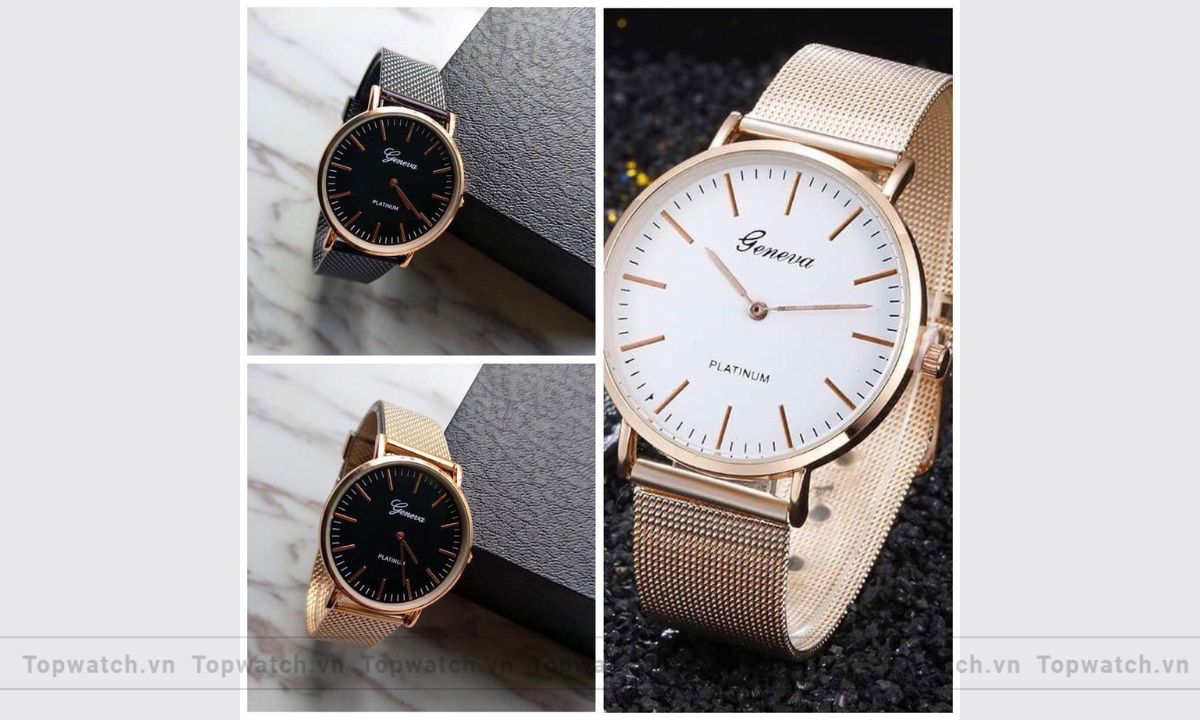 chất liệu dây đồng hồ Geneva 