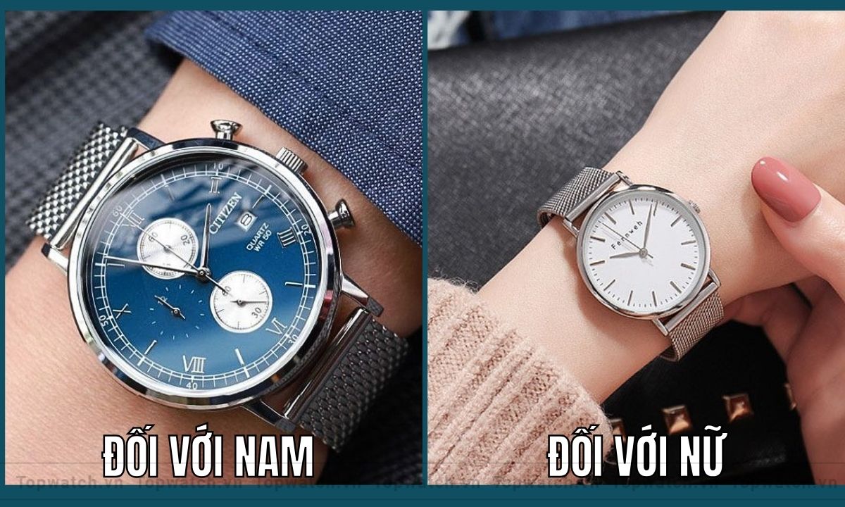 chọn dây đồng hồ cho cổ tay nhỏ