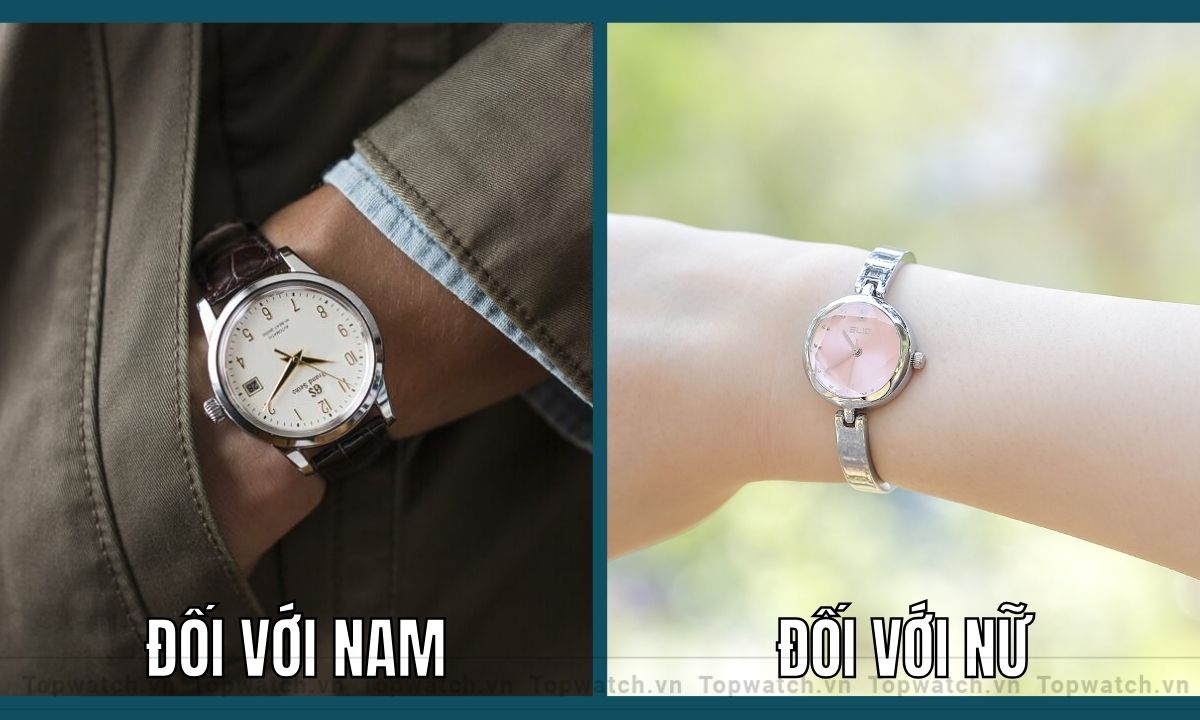 chọn kích thước mặt số cho cổ tay nhỏ