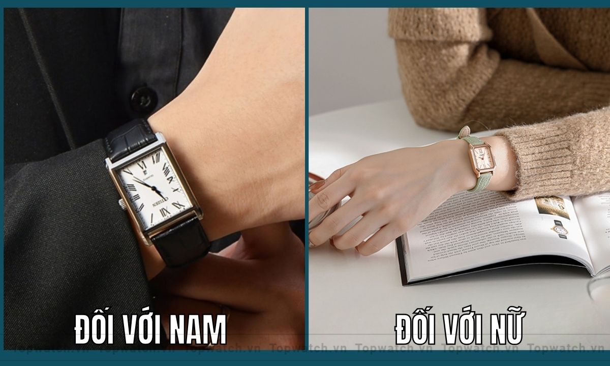 chọn kiểu dáng mặt cho cổ tay nhỏ