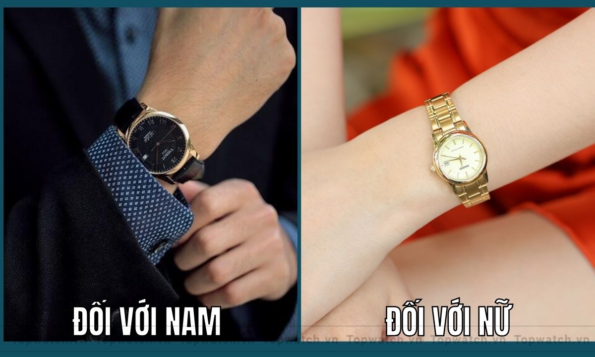chọn màu sắc đồng hồ cho cổ tay nhỏ