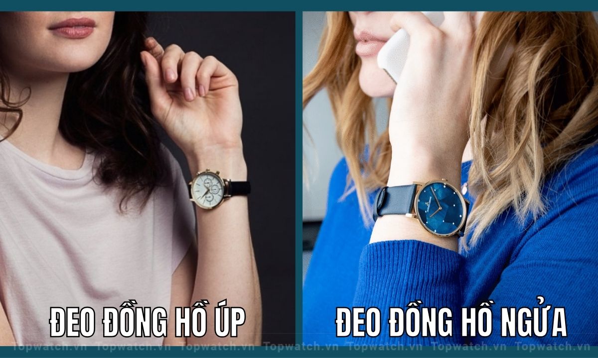 con gái nên đeo đồng hồ úp hay ngửa