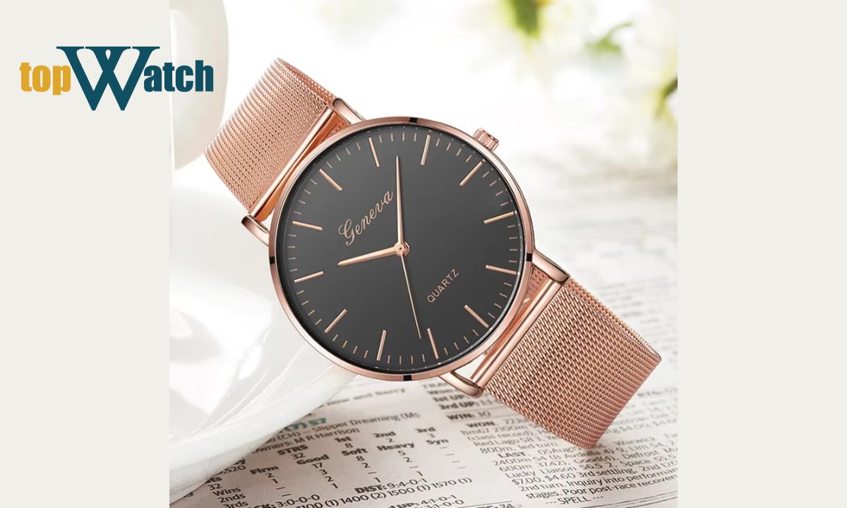 Đồng hồ Geneva nữ dây lưới