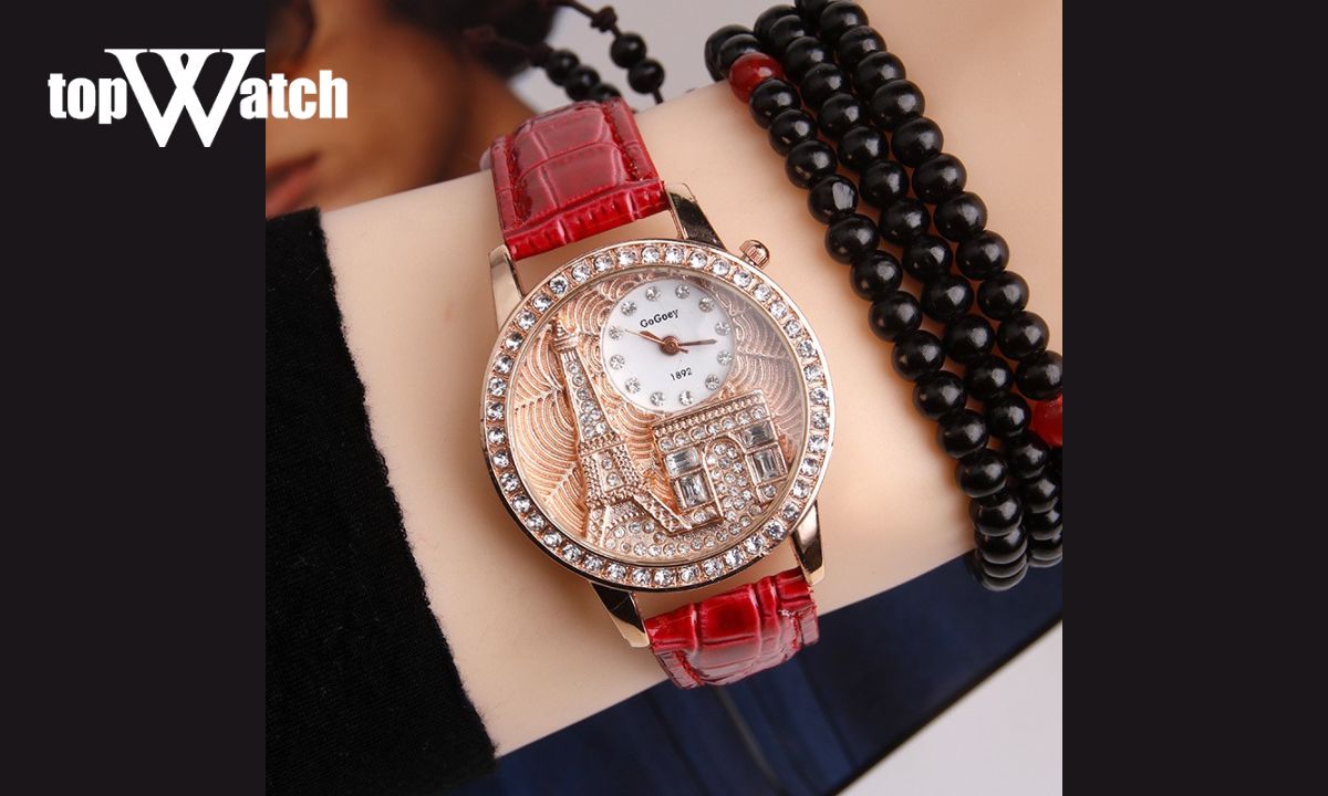 Đồng hồ Geneva PKHRGE041 màu đỏ