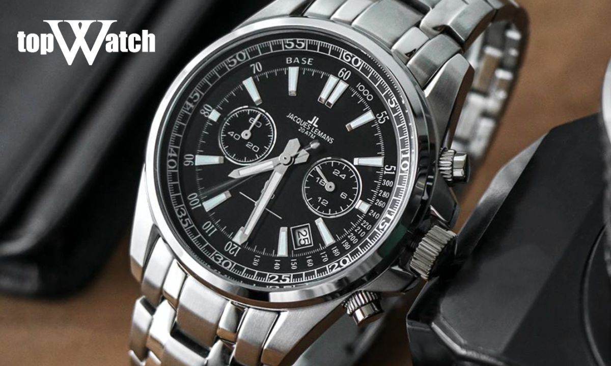 đồng hồ jacques lemans thép không gỉ