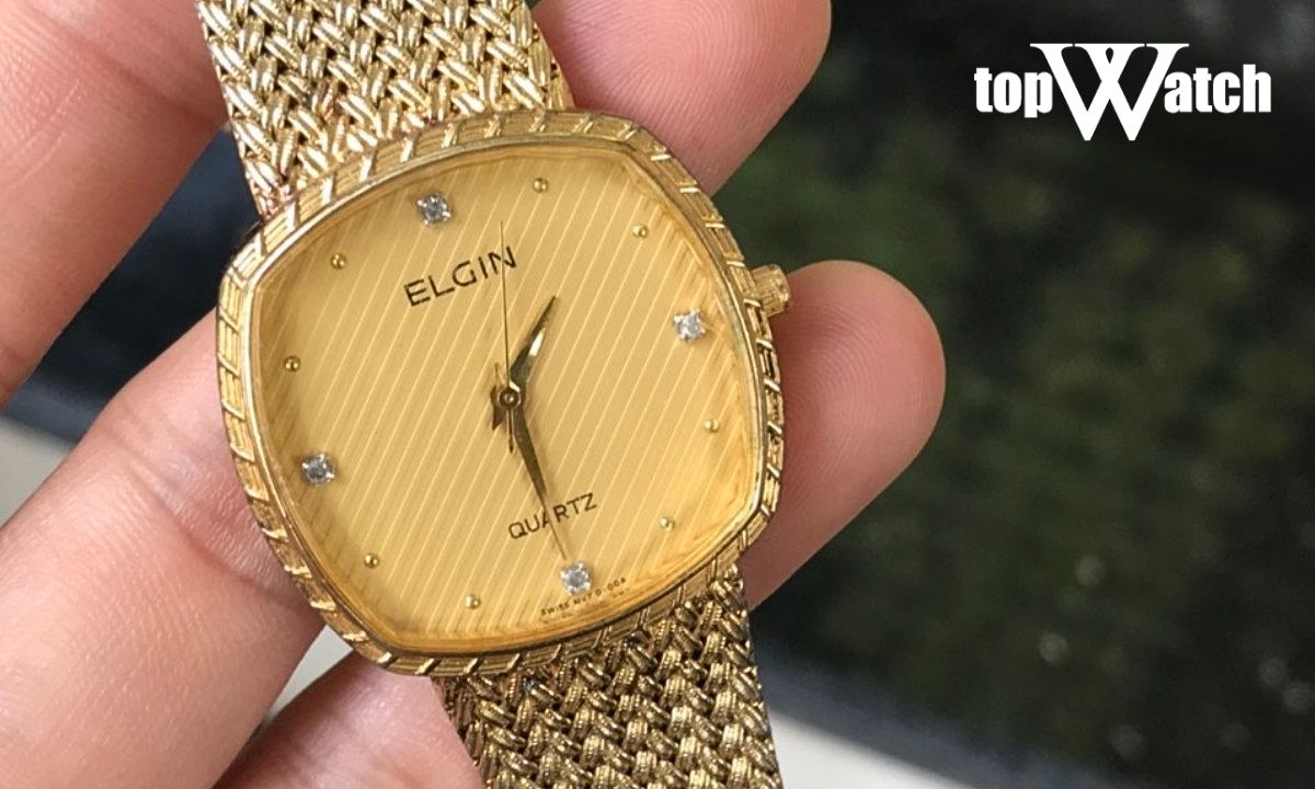 elgin swiss made 1980s mens