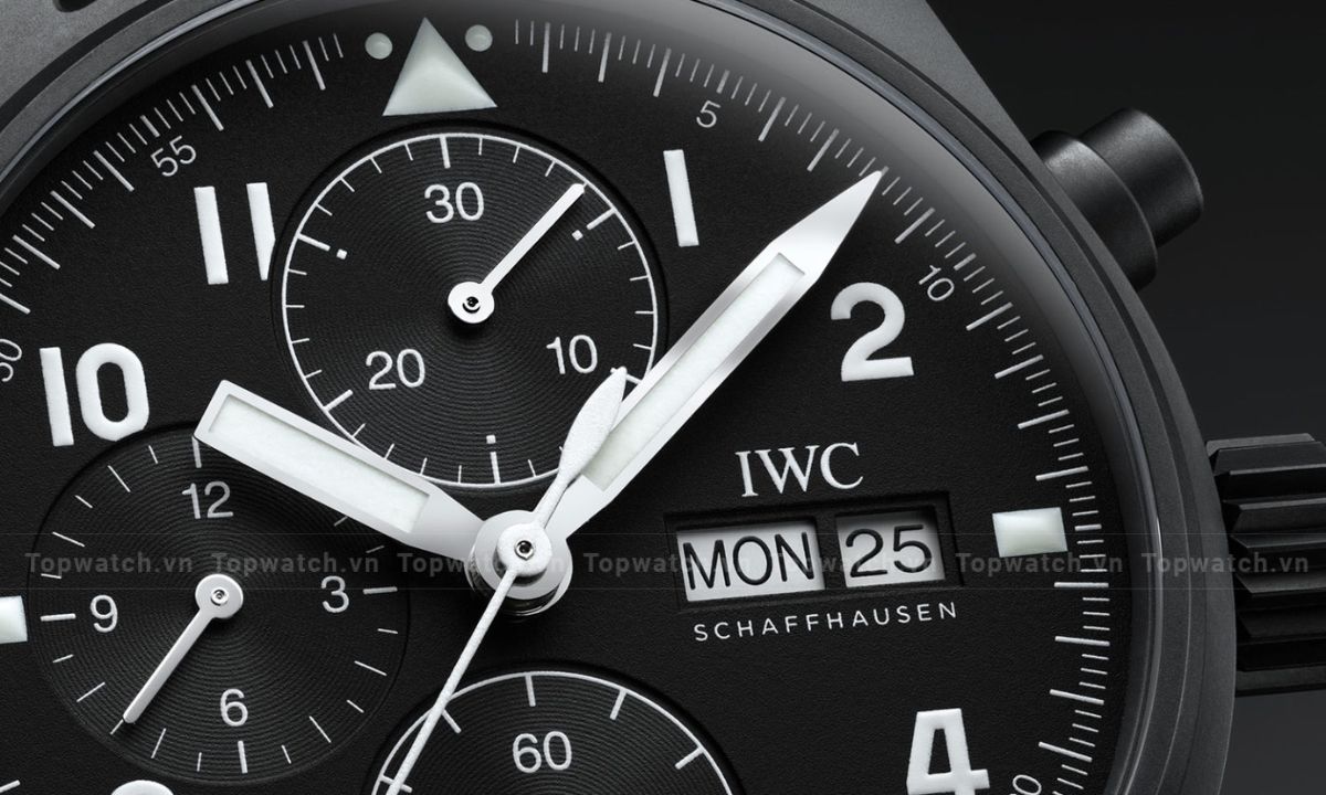 phân biệt iwc thông qua mặt số phụ