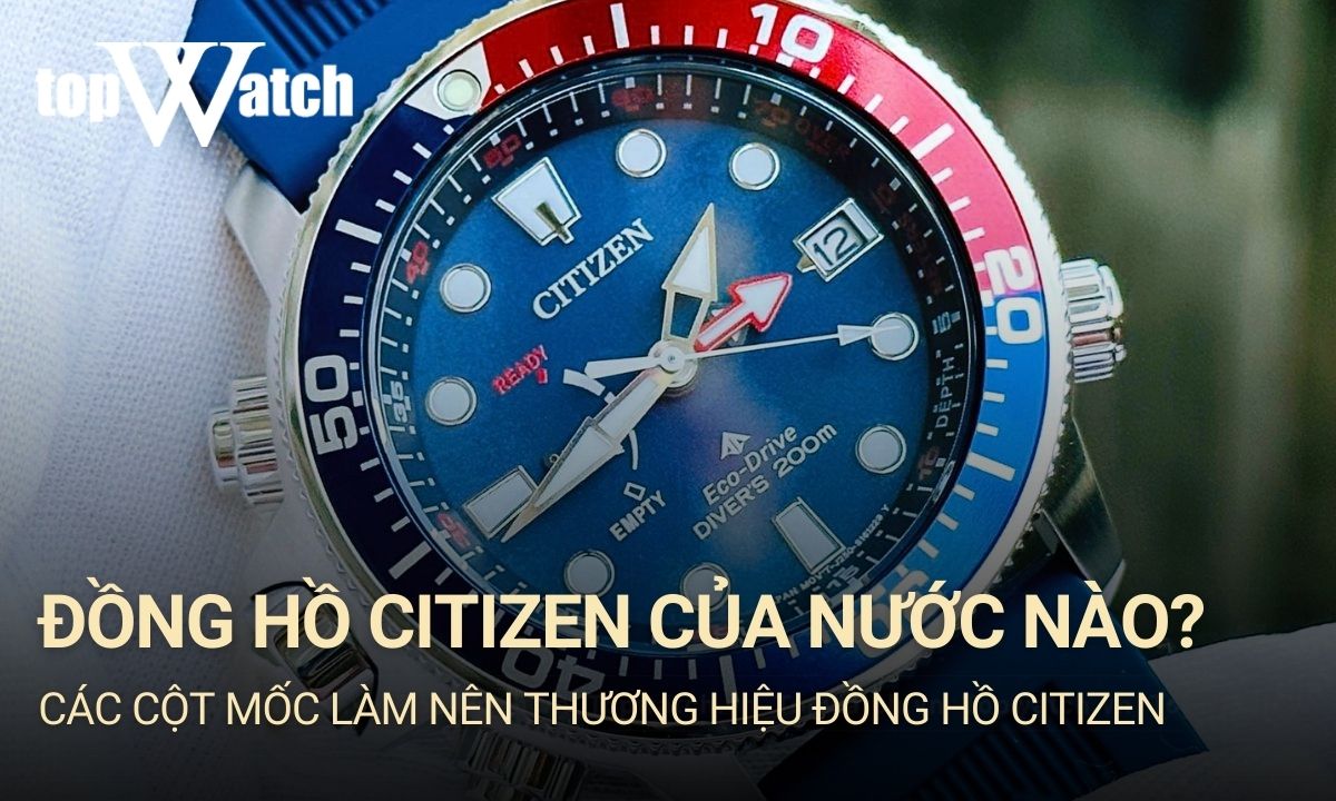 thương hiệu đồng hồ citizen của nước nào