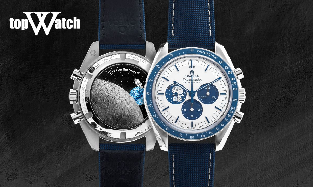 Đồng hồ Omega Speedmaster “Silver Snoopy Award” 50th Anniversary